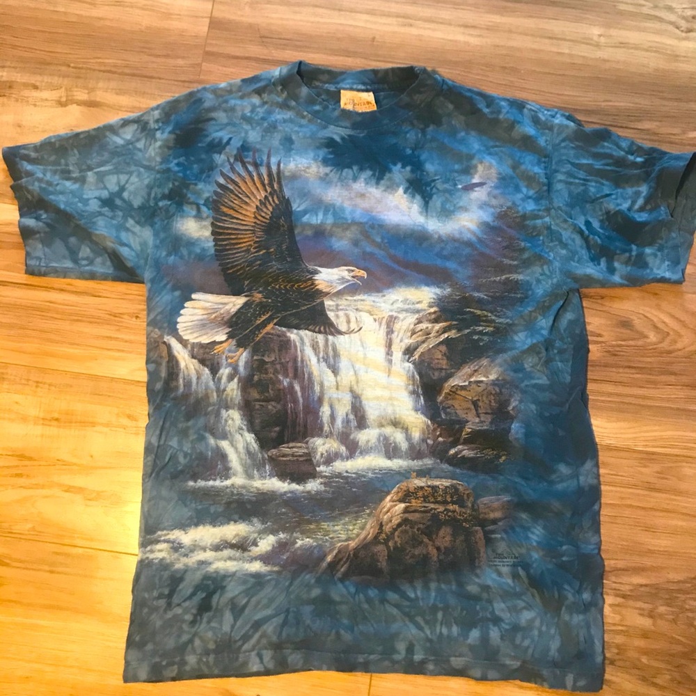 The Mountain - Eagle/Waterfall T-shirt Size L